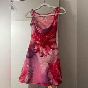 Miaou Ginger Dress in Dewy Rose